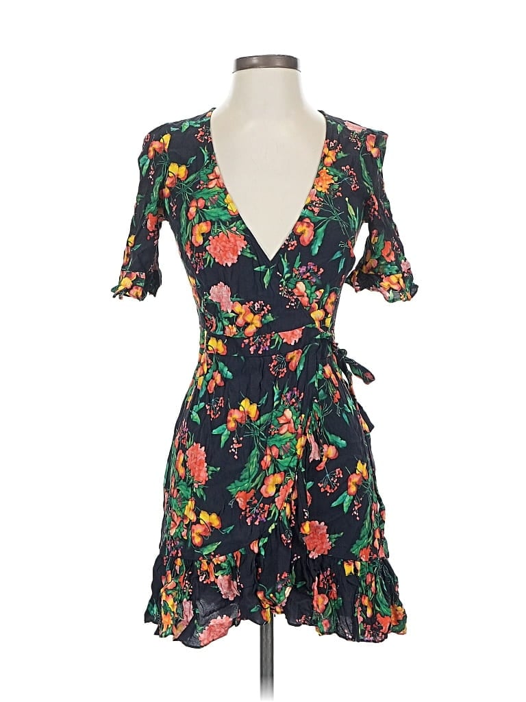 Pre-owned Zara Collection Cocktail Dress In Green