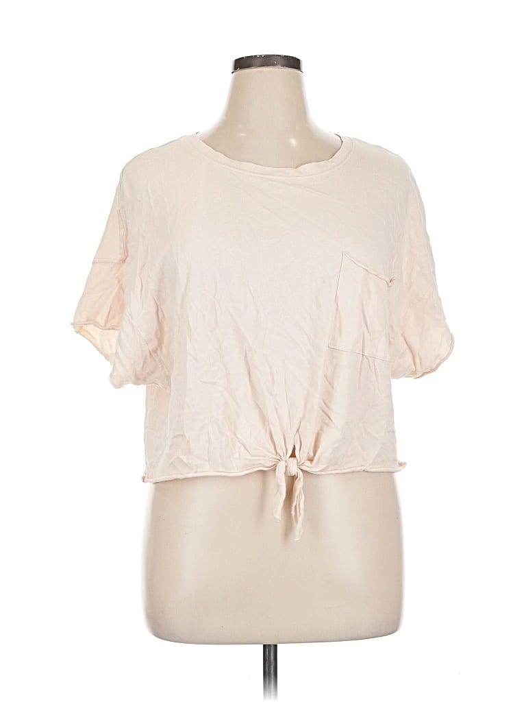 Pre-owned Offline By Aerie Short Sleeve T-shirt In White