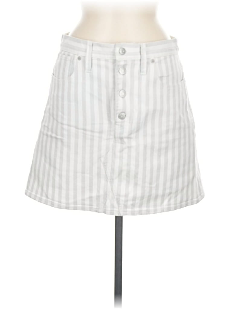 Pre-owned Madewell Casual Skirt In White
