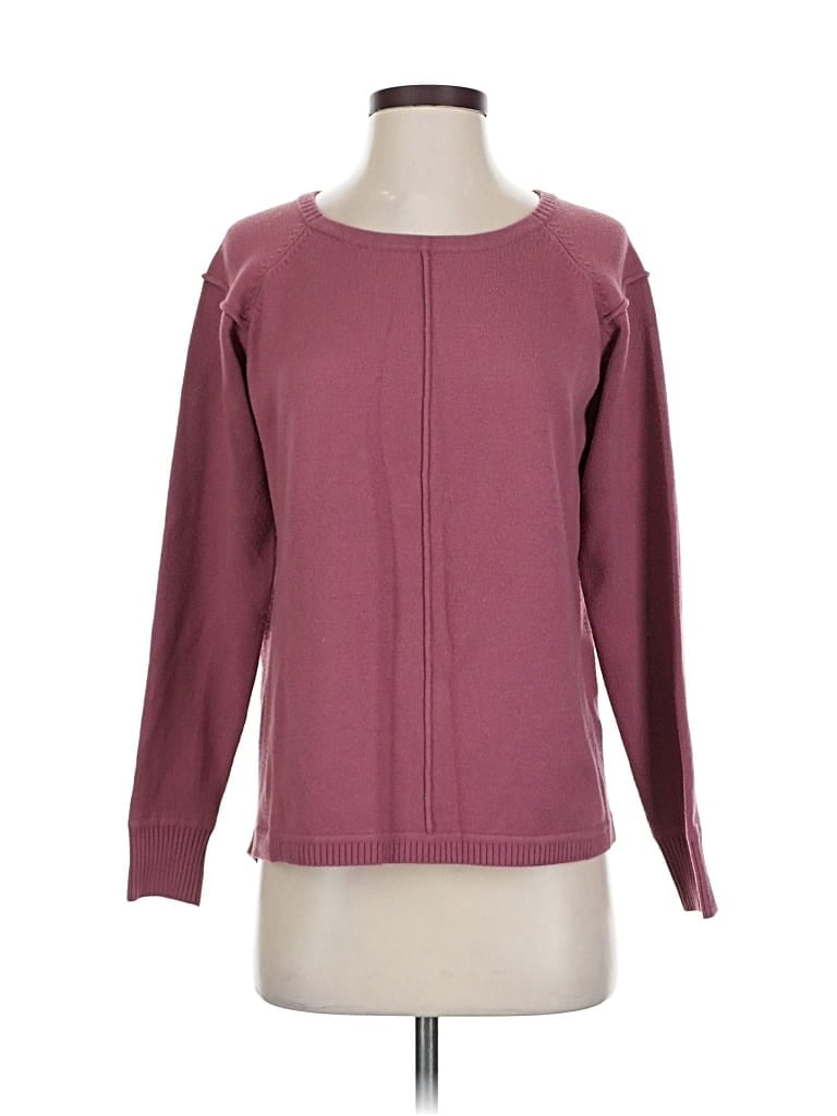 Pre-owned French Connection Pullover Sweater In Burgundy