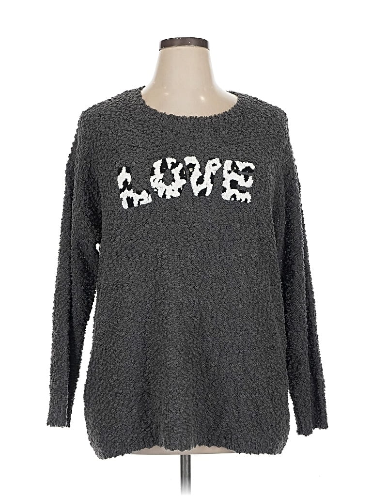 Pre-owned Torrid Pullover Sweater In Gray