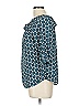 Octavia 100% Polyester Teal 3/4 Sleeve Blouse Size L - photo 5