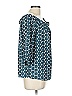 Octavia 100% Polyester Teal 3/4 Sleeve Blouse Size L - photo 4