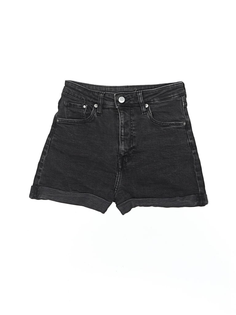 Pre-owned &denim By H&m Denim Shorts In Black