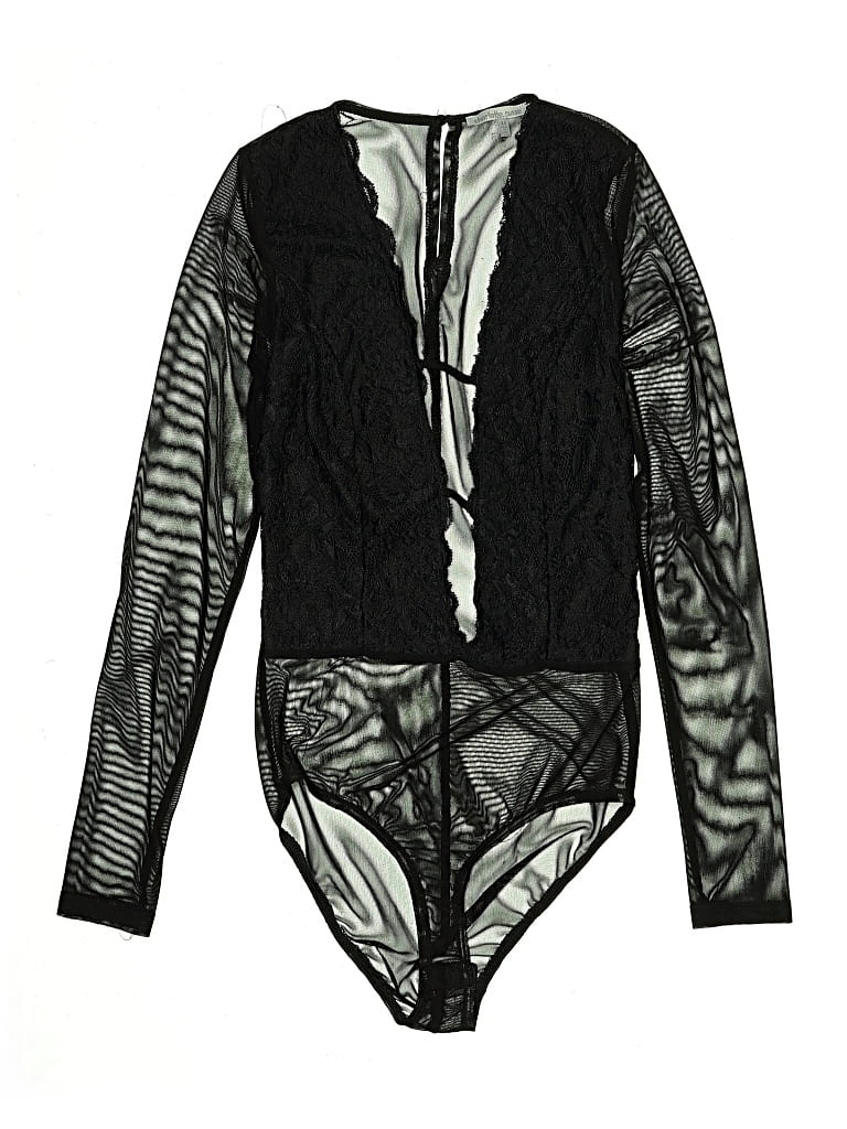Pre-owned Charlotte Russe Bodysuit In Black