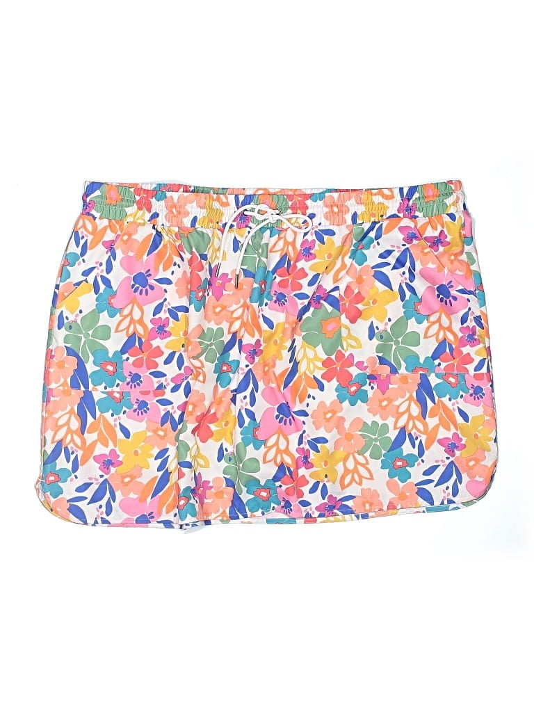 Pre-owned St. John's Bay Casual Skirt In Orange