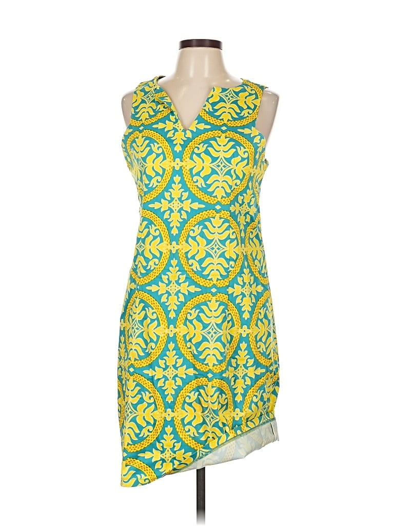 Pre-owned Tracy Negoshian Cocktail Dress In Yellow