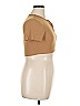 Shein 100% Cotton Tan Short Sleeve Top Size XL - photo 4