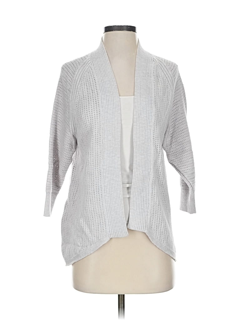 Pre-owned Banana Republic Cardigan Sweater In Gray