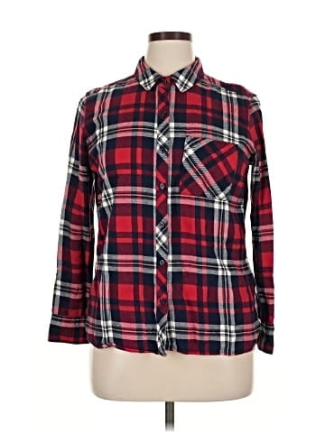 Woolrich 3/4 Sleeve Button-Down Shirt (view 1)