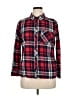 Woolrich 100% Cotton Plaid Red 3/4 Sleeve Button-Down Shirt Size XL - photo 1