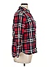 Woolrich 100% Cotton Plaid Red 3/4 Sleeve Button-Down Shirt Size XL - photo 4