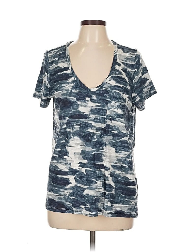 Pre-owned Assorted Brands Short Sleeve T-shirt In Blue