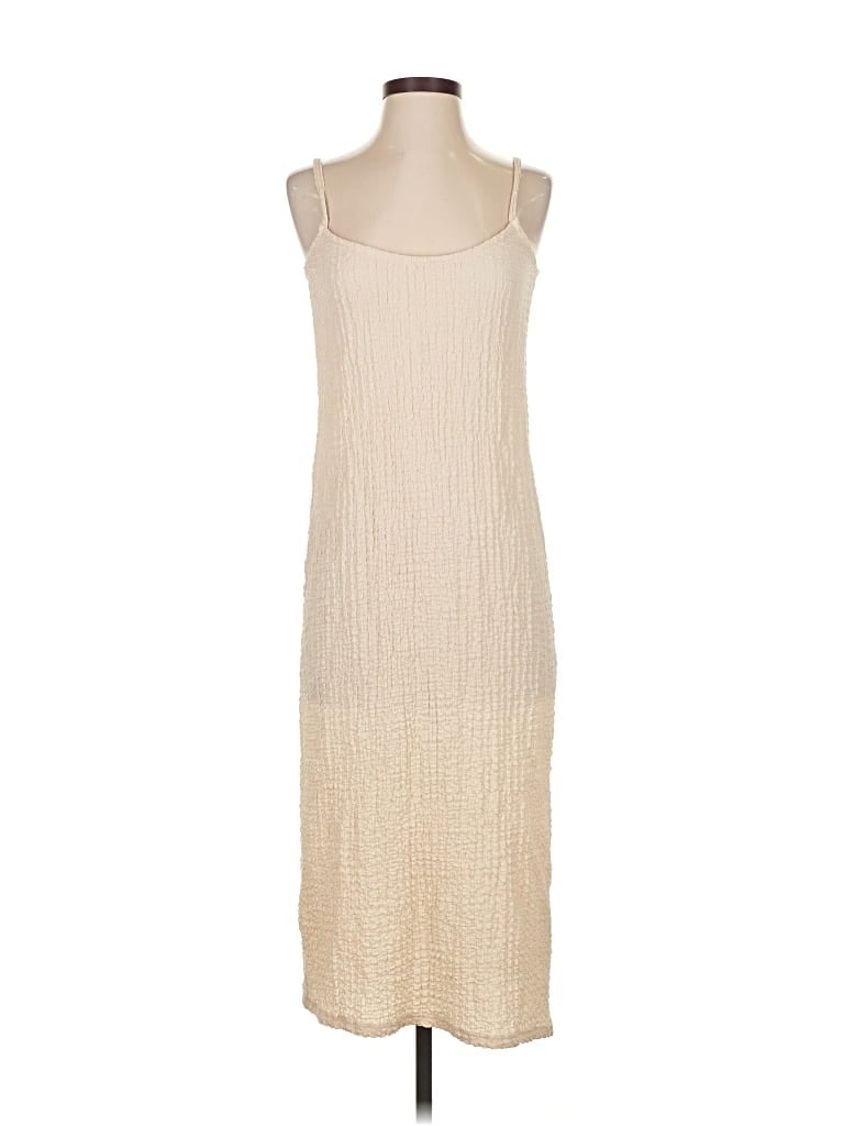 Pre-owned H&m Casual Dress In White