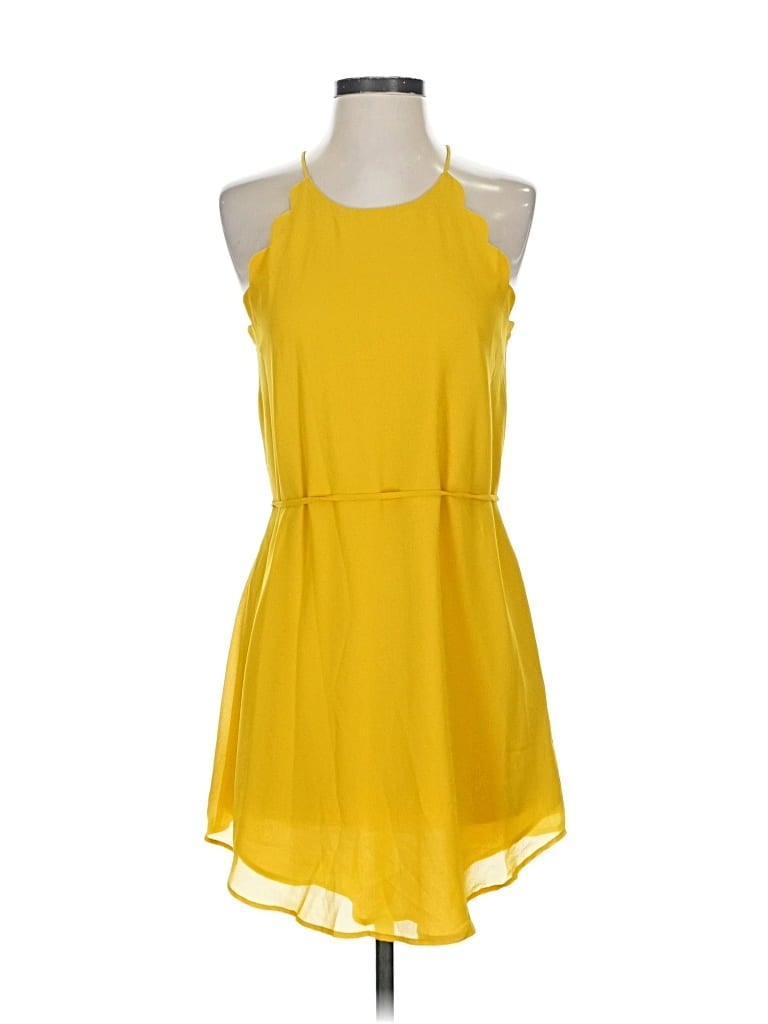 Click to view more detailed imagery on our partner's website Pre-owned Naked Zebra Casual Dress In Yellow