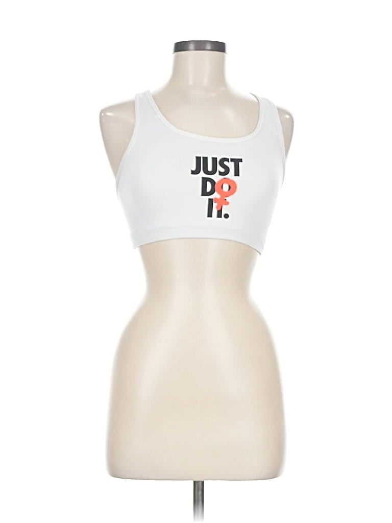 Pre-owned Nike Sports Bra In White