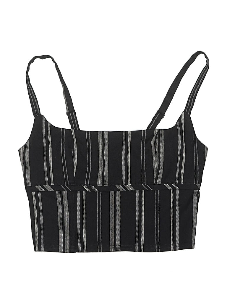 Pre-owned Urban Outfitters Tank Top Black Strapless Neckline Tops