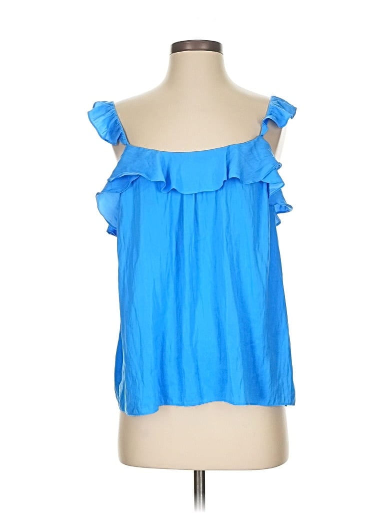 Pre-owned Lilly Pulitzer Sleeveless Blouse In Blue