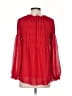 Sunny Leigh 100% Polyester Red Long Sleeve Blouse Size S - photo 2
