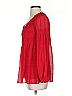 Sunny Leigh 100% Polyester Red Long Sleeve Blouse Size S - photo 5
