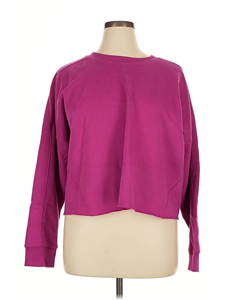 Pre-owned Tek Gear Sweatshirt In Purple