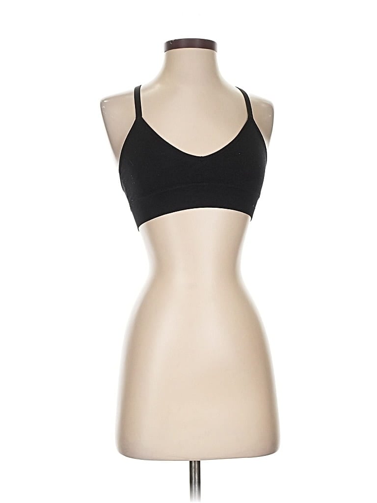 Pre-owned Danskin Tank Top Black Halter Neckline Tops