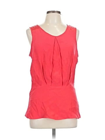 Waverly Grey Sleeveless Silk Top (view 1)