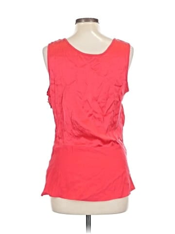 Waverly Grey Sleeveless Silk Top (view 2)