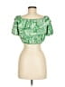 Assorted Brands 100% Viscose Green Short Sleeve Top Size M - photo 2