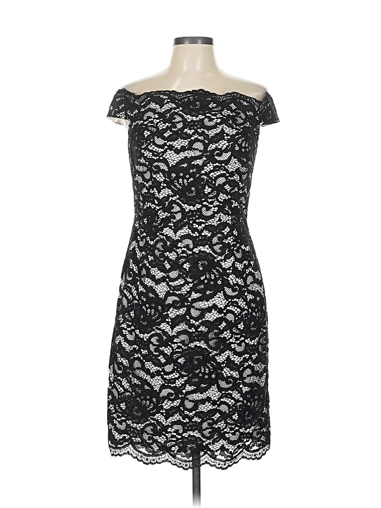 AIDAN MATTOX Pre-owned Cocktail Dress In Black