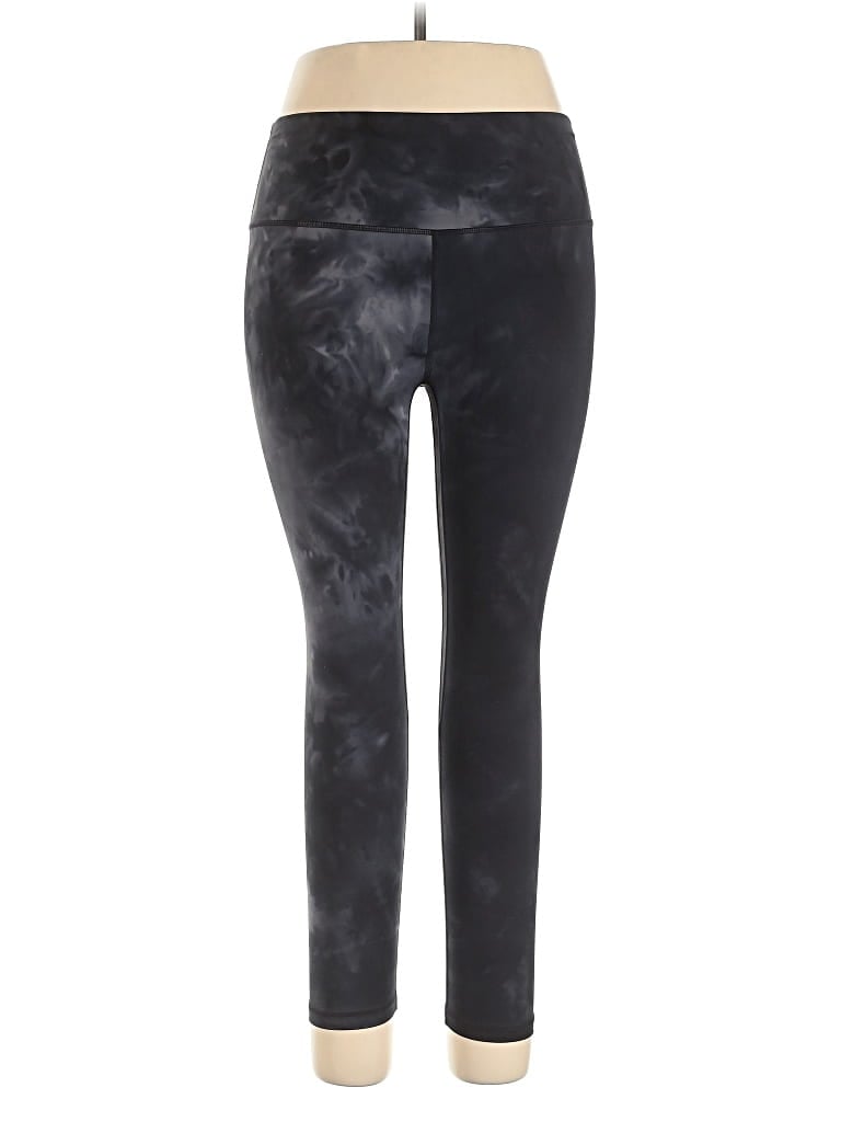 Pre-owned Zyia Active Casual Pants In Black