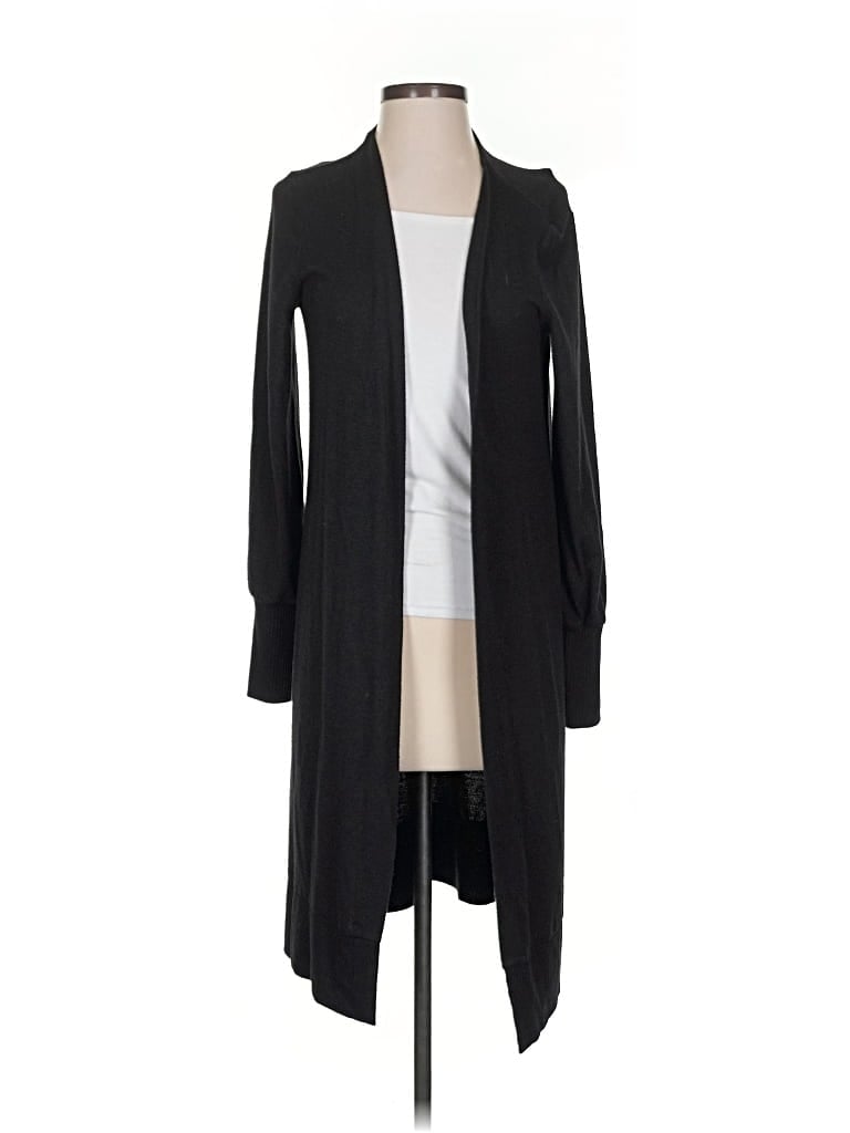 Pre-owned Lucky Brand Cardigan Sweater In Black