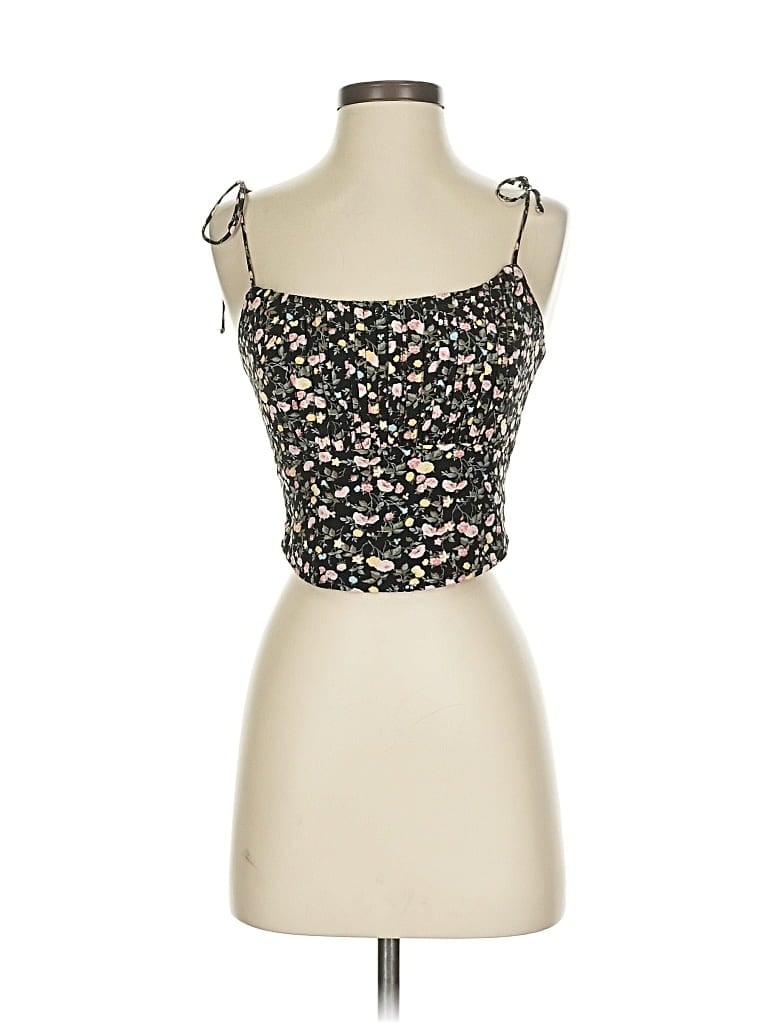 Click to view more detailed imagery on our partner's website Pre-owned Abercrombie & Fitch Sleeveless Blouse In Black