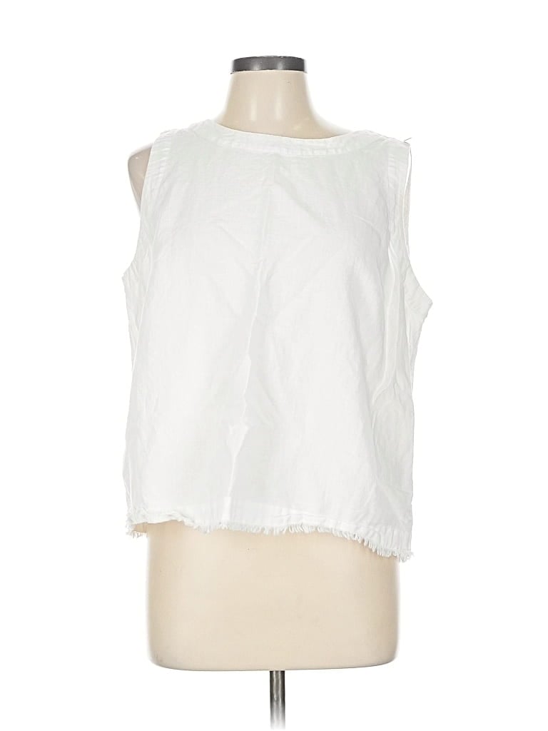 LIZ CLAIBORNE Pre-owned Sleeveless Blouse In White