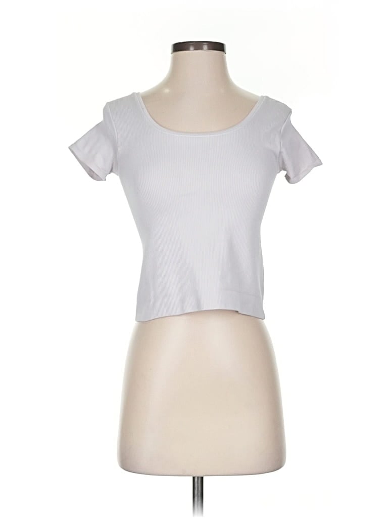 Pre-owned Alythea Short Sleeve T-shirt In Gray
