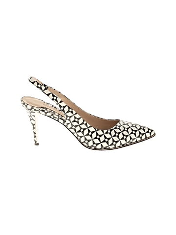 Escarpins Carolina Espinosa Ceelena - Taille 9.5 US - Cuir Beige - Talon 4" - Neuf Sans Boîte