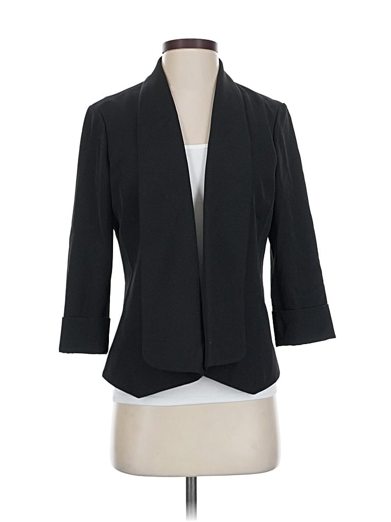 Click to view more detailed imagery on our partner's website Pre-owned Kasper Blazer Jacket In Black