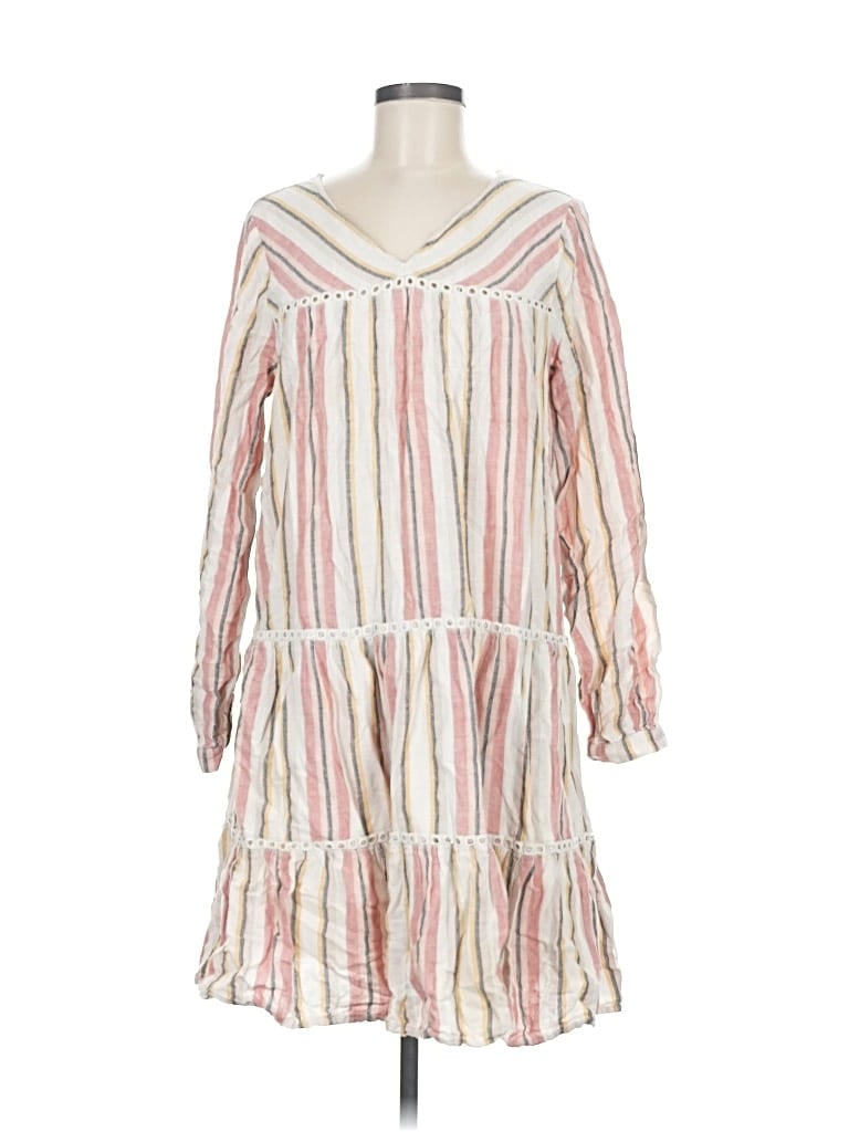 Pre-owned Caslon Casual Dress In White