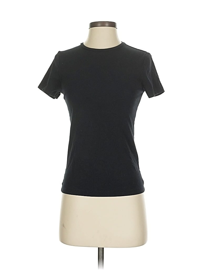 Pre-owned Banana Republic Short Sleeve T-shirt In Black