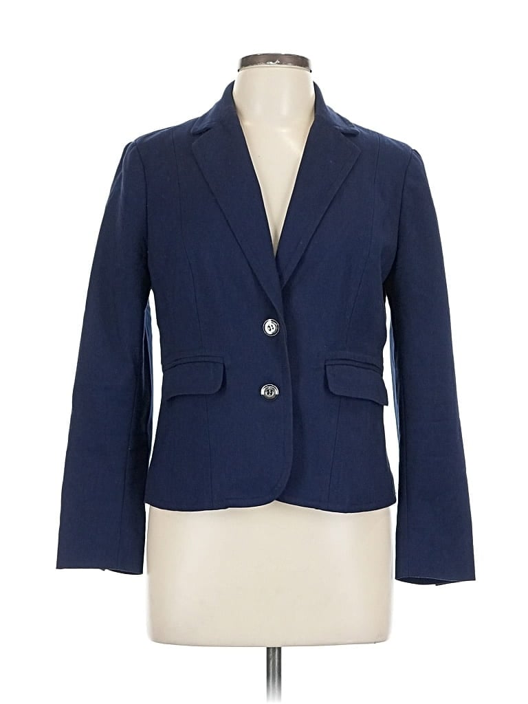 Pre-owned 7th Avenue Design Studio New York & Company Blazer Jacket In Blue