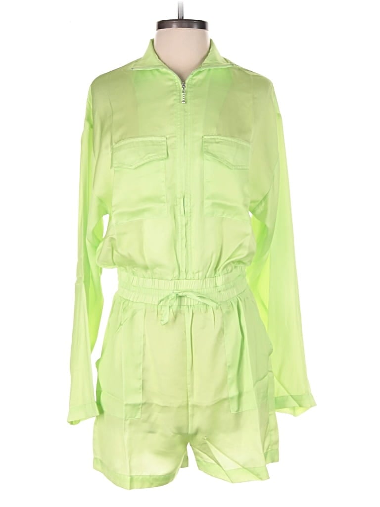 Plush Romper In Green