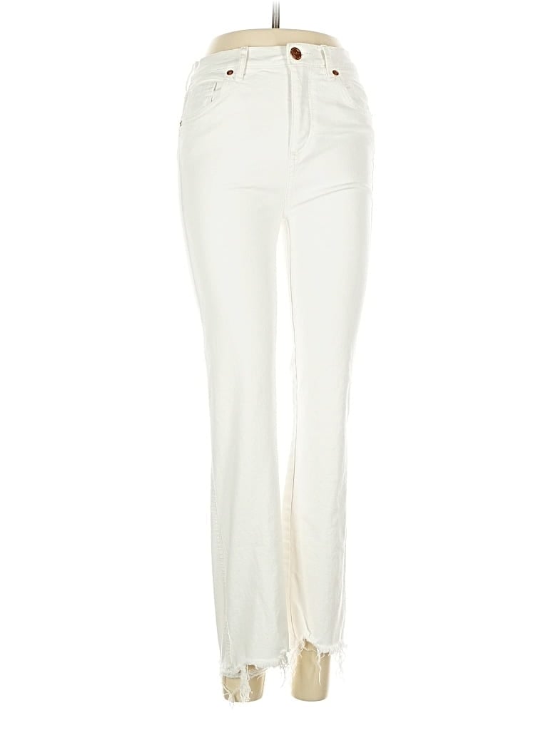 Pre-owned Ann Taylor Loft Jeans In White