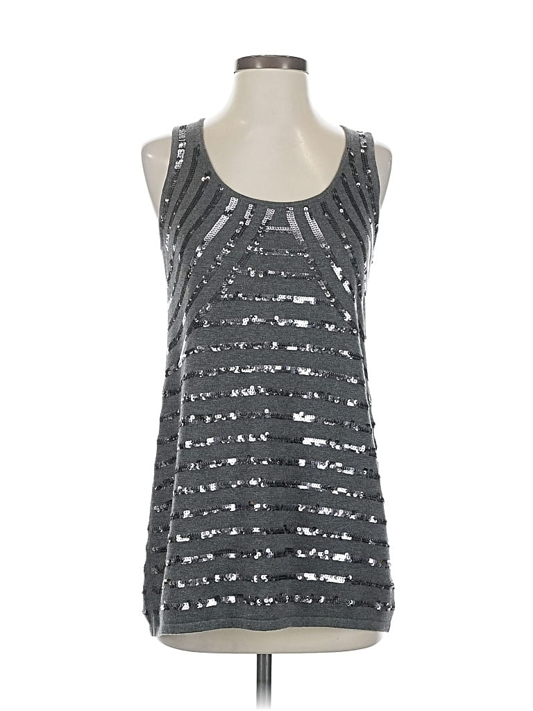 Pre-owned Etcetera Sleeveless Blouse In Silver