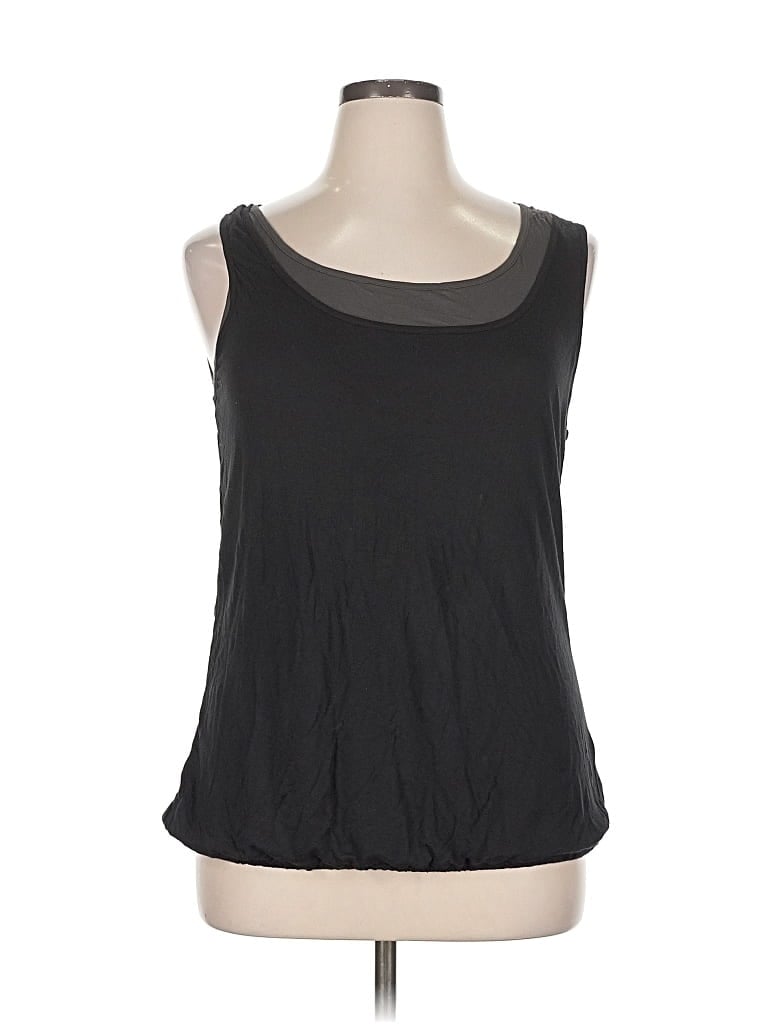 Pre-owned Tahari Sleeveless T-shirt In Black
