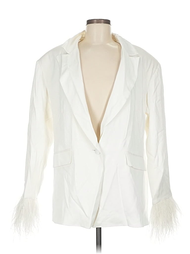 Click to view more detailed imagery on our partner's website Pre-owned Karen Millen Blazer Jacket In White