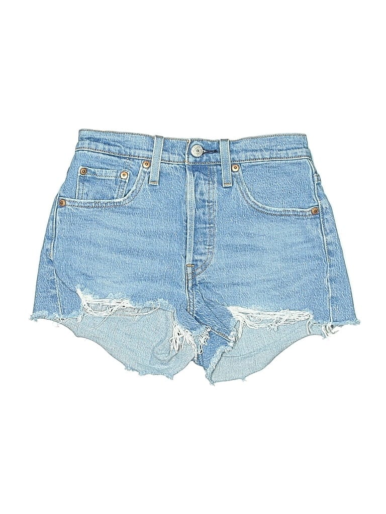 Click to view more detailed imagery on our partner's website Pre-owned Levi's Denim Shorts In Blue