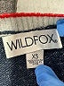Wildfox Color Block Blue Pullover Sweater Size XS - photo 7