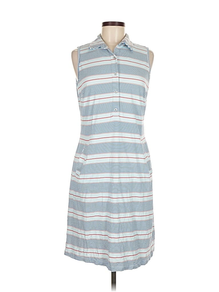 Pre-owned J. Mclaughlin Casual Dress In Blue