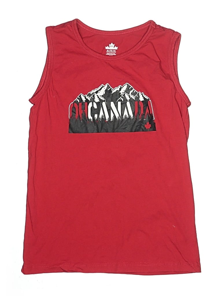 Pre-owned Assorted Brands Kids' Sleeveless T-shirt In Red