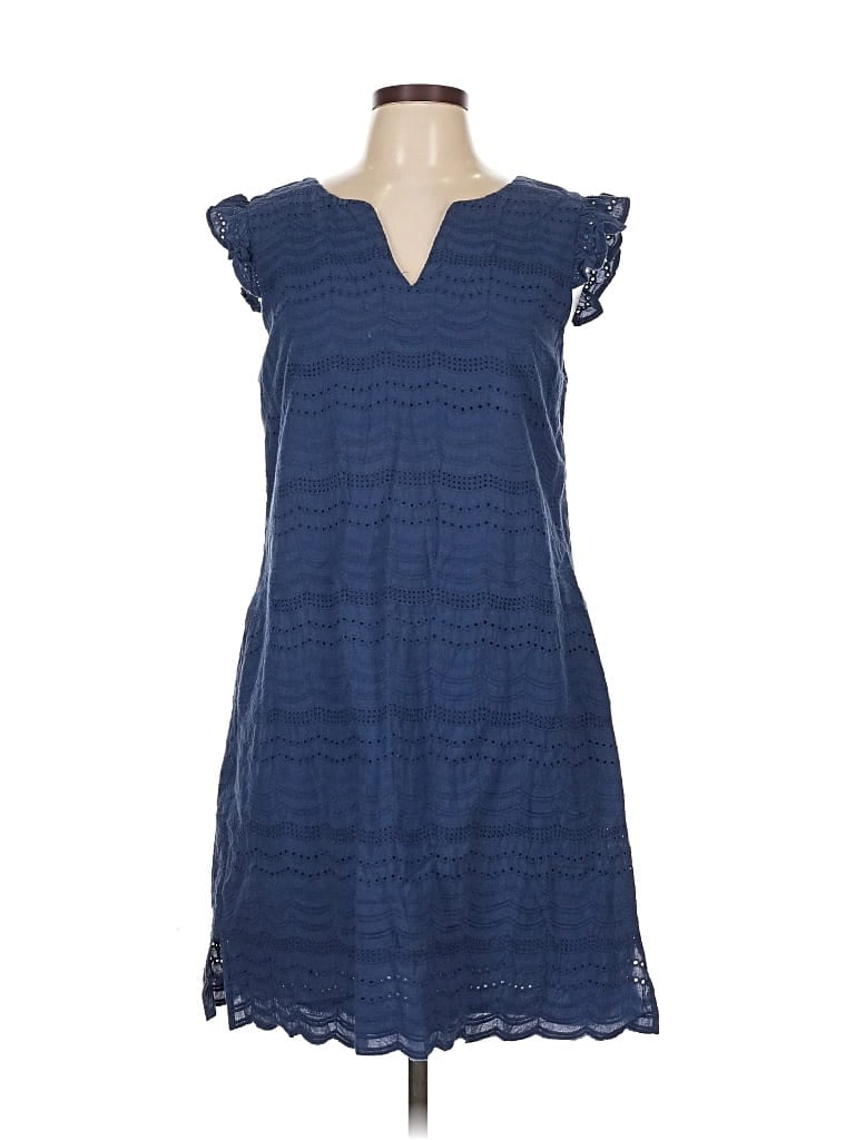 Pre-owned Haley And The Hound Casual Dress In Blue